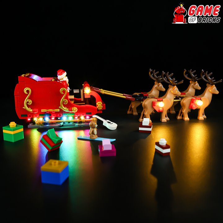 Kit d'éclairage pour le traîneau du Père Noël 40499