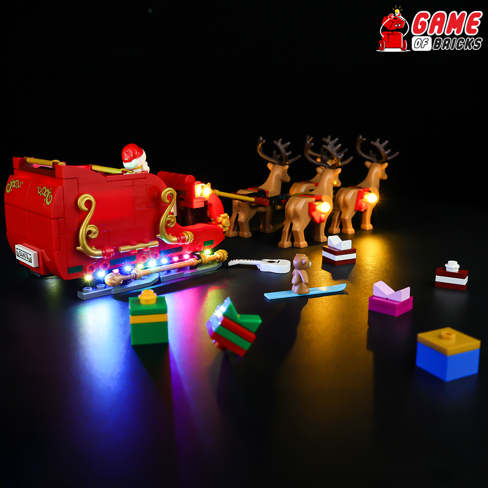 Kit d'éclairage pour le traîneau du Père Noël 40499