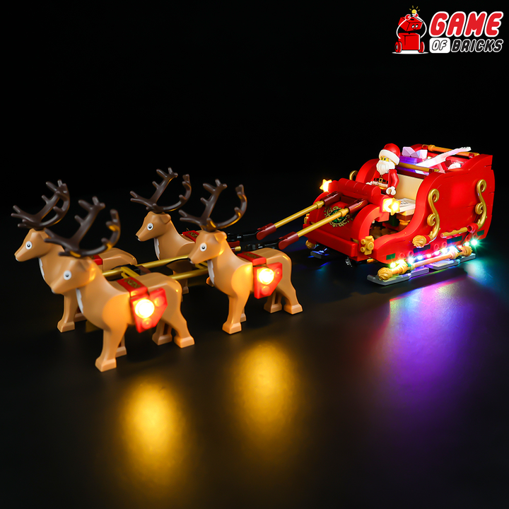 Kit d'éclairage pour le traîneau du Père Noël 40499