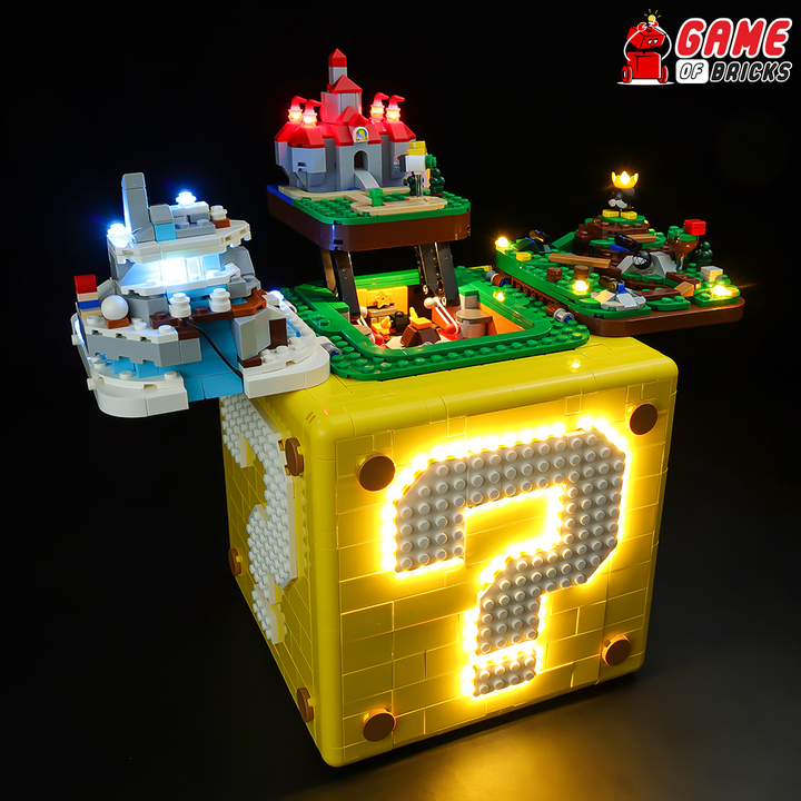 Kit d'éclairage pour Super Mario 64 Point d'interrogation Bloc 71395