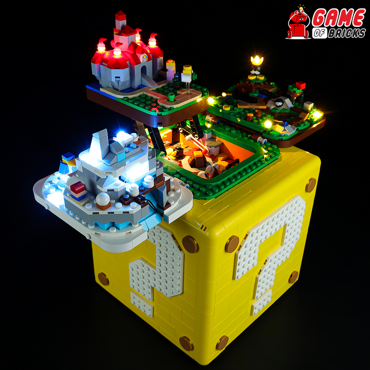 Kit d'éclairage pour Super Mario 64 Point d'interrogation Bloc 71395