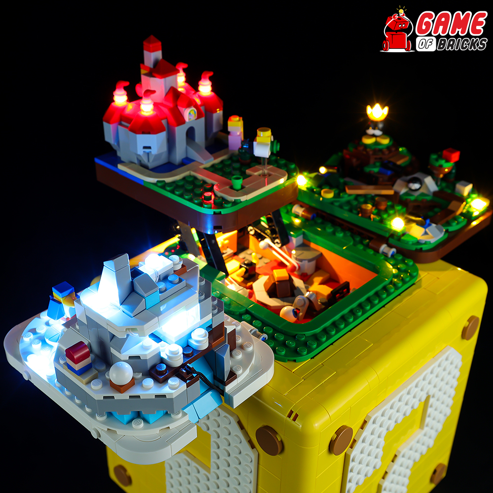Kit d'éclairage pour Super Mario 64 Point d'interrogation Bloc 71395
