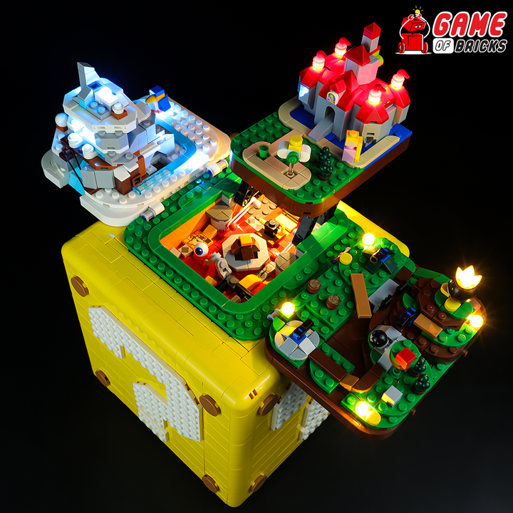 Kit d'éclairage pour Super Mario 64 Point d'interrogation Bloc 71395