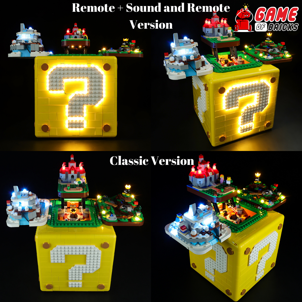 Kit d'éclairage pour Super Mario 64 Point d'interrogation Bloc 71395