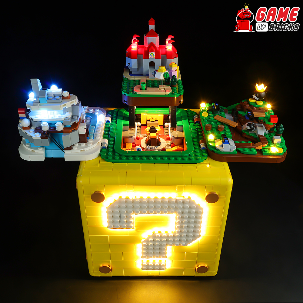 Kit d'éclairage pour Super Mario 64 Point d'interrogation Bloc 71395