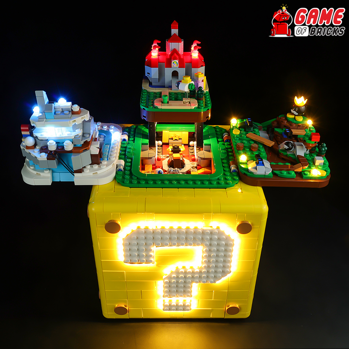 Kit d'éclairage pour Super Mario 64 Point d'interrogation Bloc 71395