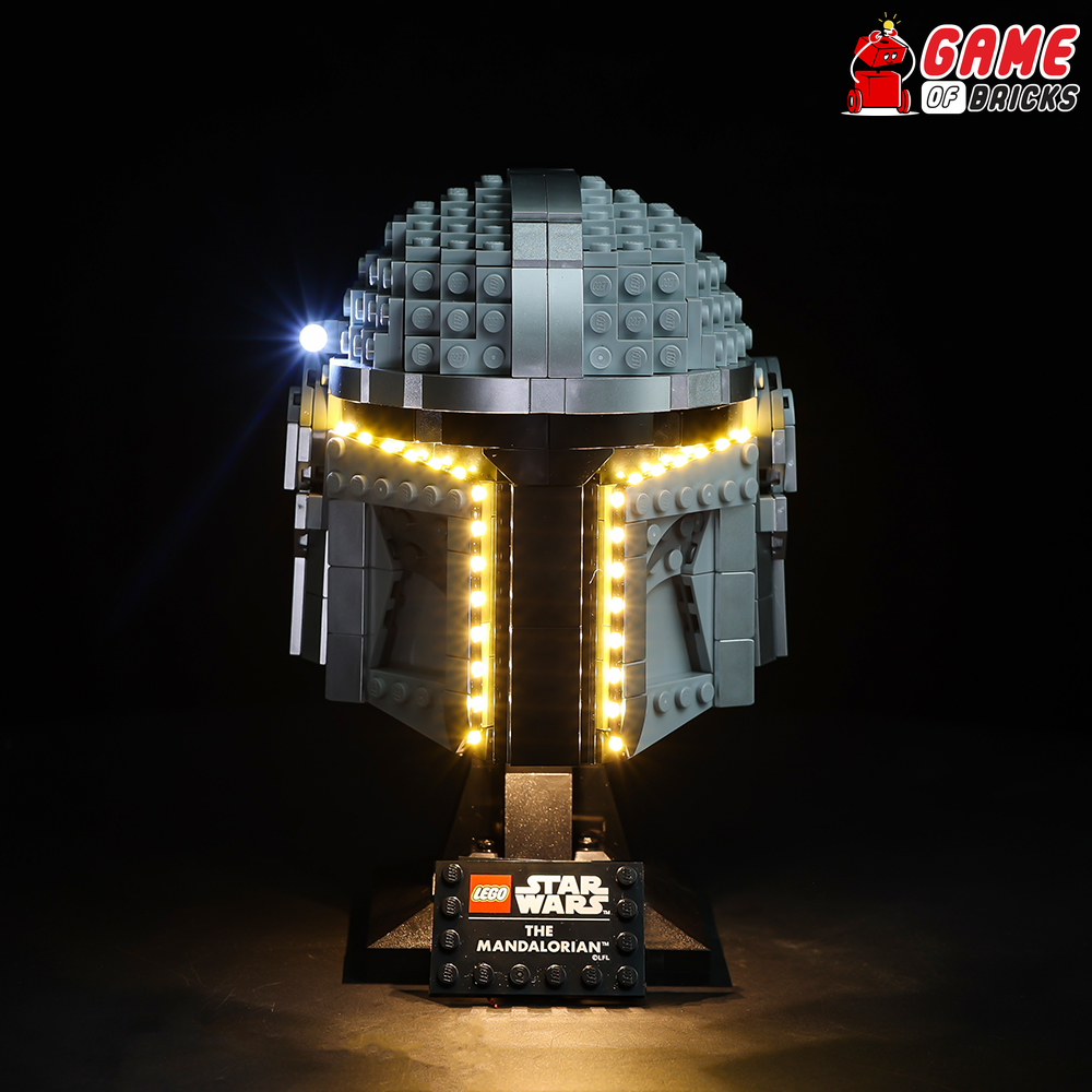 Kit d'éclairage pour casque The Mandalorian 75328