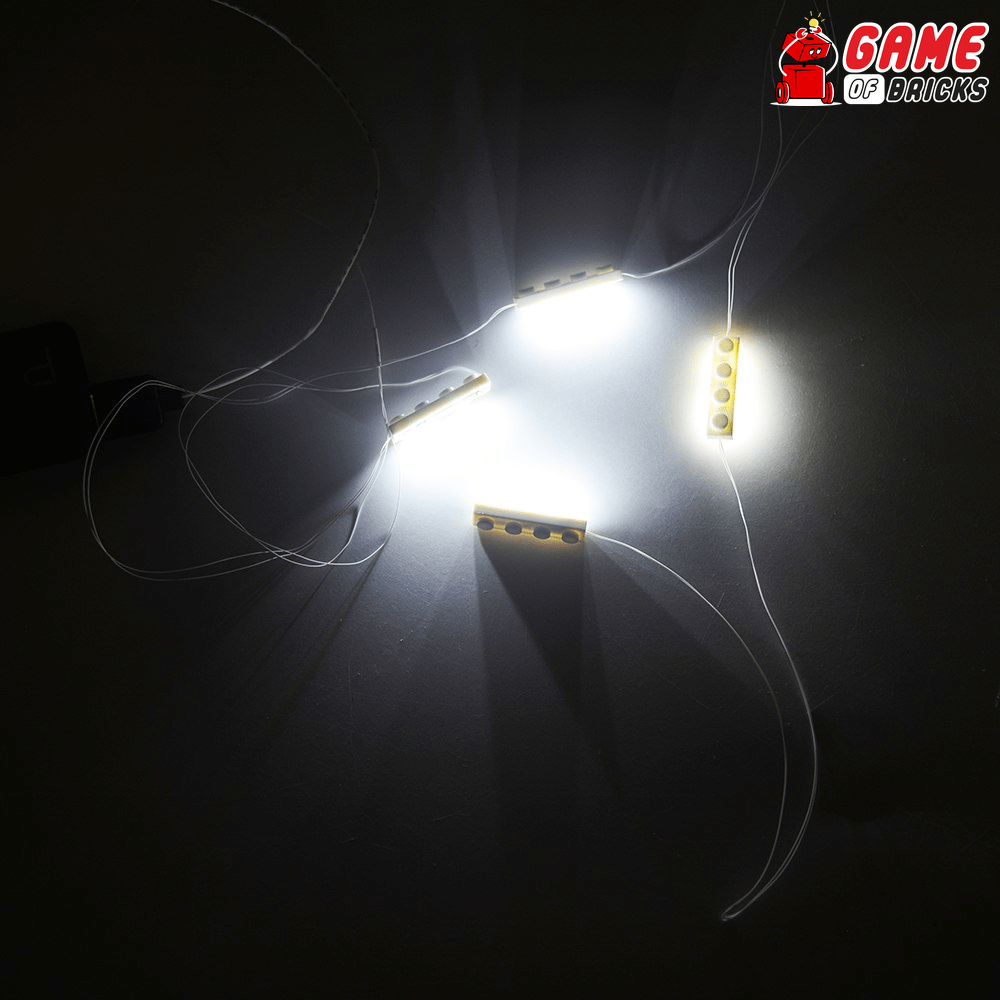Kit d'éclairage LED USB blanc 4 en 1