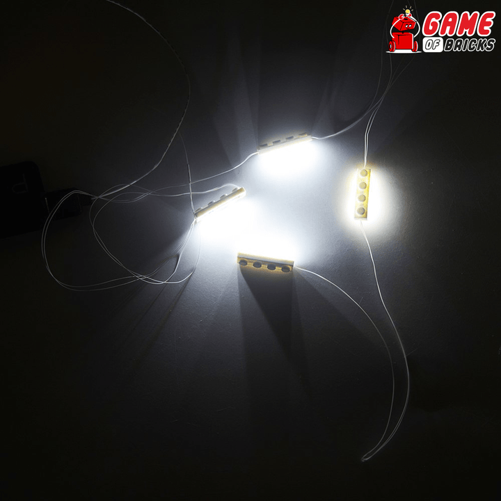Kit d'éclairage LED USB blanc 4 en 1